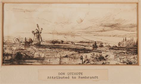 Lot Detail Old Master Pen And Ink On Paper Dutch Landscape