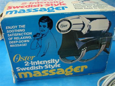 Vtg Chrome Oster Hand Swedish Massager 2 Speed 136 11 Vibrator Excellent Iob Ebay