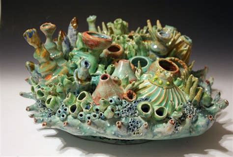 Ceramic Reef Hangings By Artist Diane Lublinski Ceramic Coral Reefs