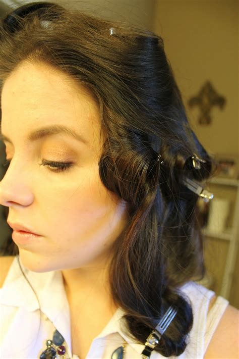 In The Pursuit Of Novelty Everyday Pin Curls A Hair Tutorial