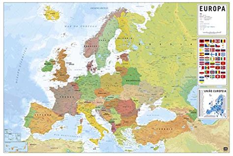 Mapa Fisico De Europa En Blanco