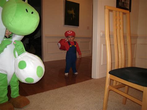 Yoshi Mascot And Baby Mario Costumes For Toddlers 21 Steps With