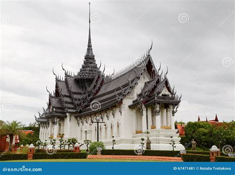 Sanphet Prasat Palace Ancient City Bangkok Thailand Stock Image