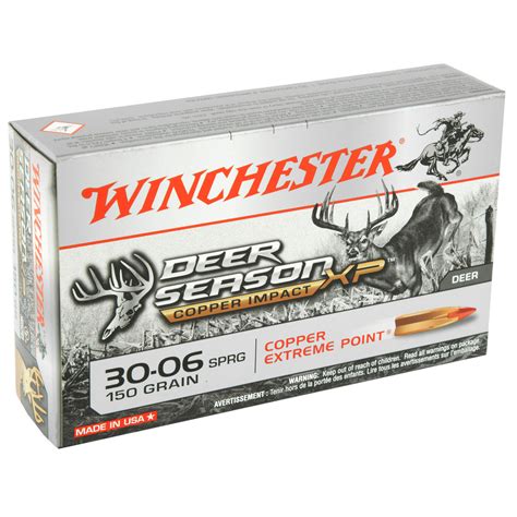 Winchester Deer Season Copper Xp Ammunition 30 06 Springfield 150