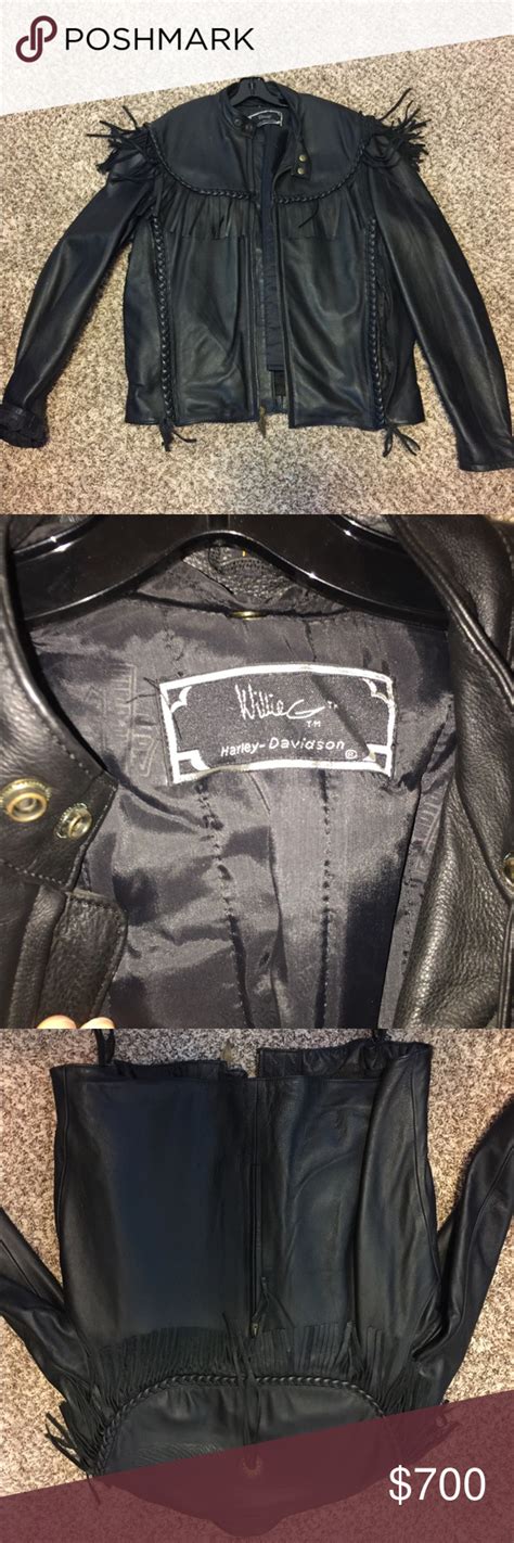 Harley davidson willie g leather vest lined vented biker jacket women size xxl. Willie G Harley Davidson Leather Jacket | Harley davidson ...