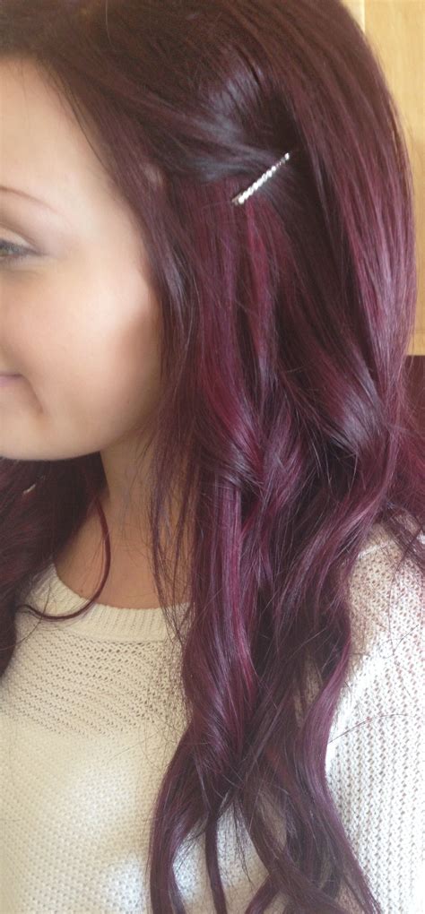 Purple Burgandy Red Hair Burgundy Hair Pinterest