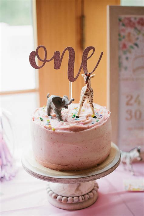 What's a birthday party without a beautifully done cake? 1st Birthday Cake | Sally's Baking Addiction