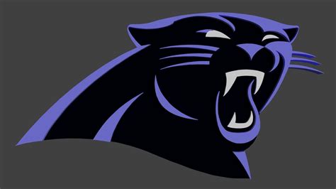 Panthers Nfl Logo 3d Model Cgtrader