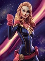 Captain Marvel - based on J. Scott Campbell artwork - ZBrushCentral