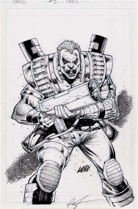 Cable 1 Cover 2016 Comic Art For Sale By Artist Rob Liefeld At
