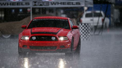 Red Ford Mustang Gt Coupe Car Mustang Gt500 Red Hd Wallpaper