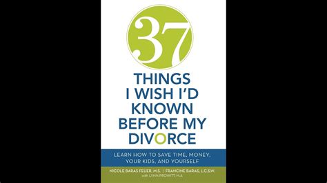 37 Things I Wish Id Known Before My Divorce Trailer Youtube
