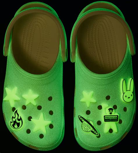 Bad Bunnys Crocs Collaboration Glows In The Dark