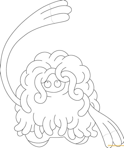 Tangela Coloring Page Coloring Pages