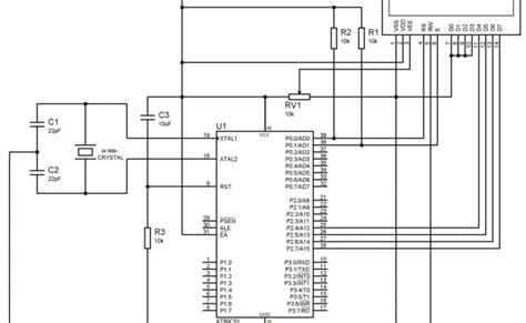 Lcd Interfacing With 8051 Microcontroller Keil Proteus Otosection