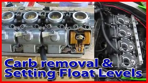 Fill the cleaner with carb cleaning solution run look see if parts are clean if not repeat ! Removing Carbs & Setting Float Levels on a Kawasaki ZXR250 ...