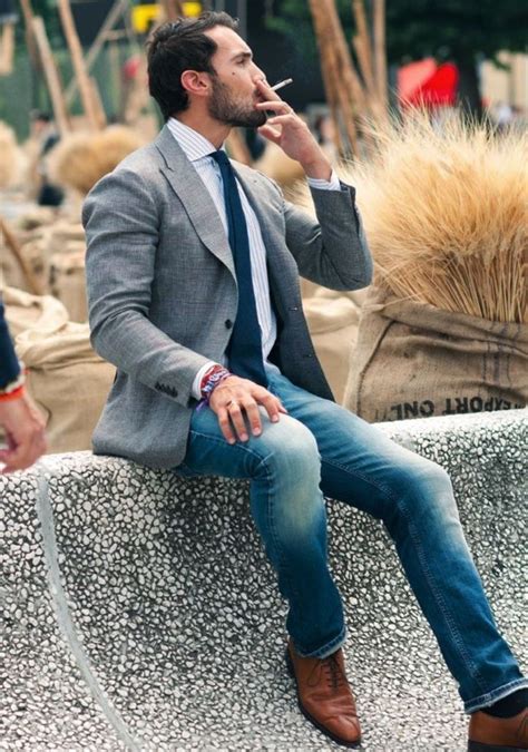 Love This Look Men Style With Blazer And Jeans 11 Mens Fashion Blog Sport Coat With Jeans