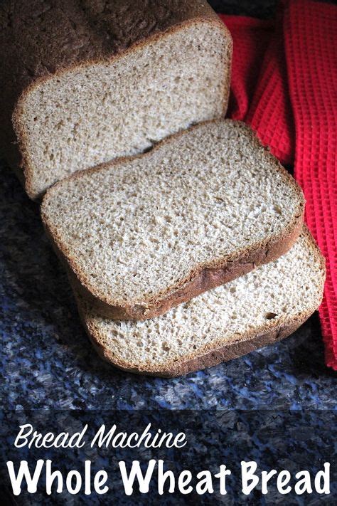 Bread machines have made the process of bread making much simpler, but there are so many options on the market. Bread Machine 100% Whole Wheat Sandwich Bread | Recipe in 2020 | Bread machine, Whole wheat ...