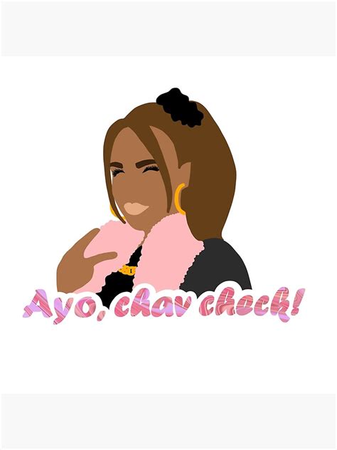 ayo chav check poster for sale by riley blue redbubble