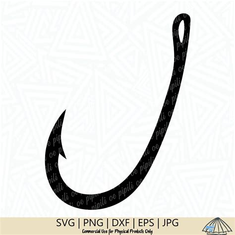 Materials Papercraft Fish Hook Clipart Hook Svg Png Eps Svg Dxf