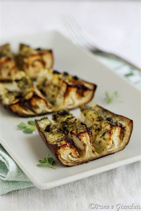 Melanzane Al Forno Con Trito Di Aromi Pane E Gianduia