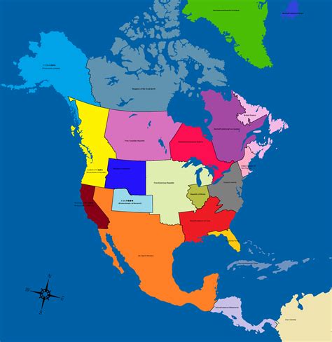 Axis Victory Map Of North America 1953 Alternatehistory