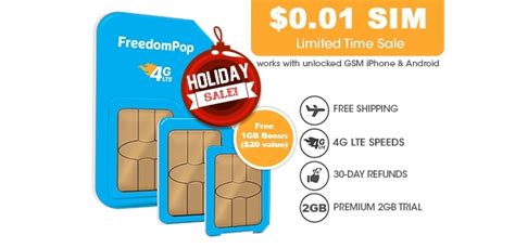 Et Deals Free Talk Text And Data With Freedompops Lte Three In One