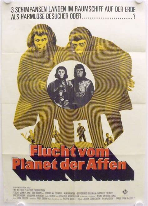 Flucht Vom Planet Der Affen Originales Deutsches Filmplakat
