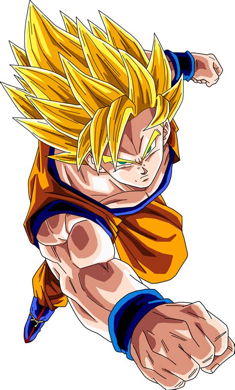 Super Saiyan 2 Goku Version 2 By Brusselthesaiyan On Deviantart