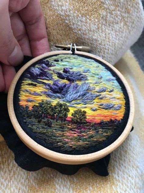 I Stumbled Across This Great Thread Art Work Embroidered Art