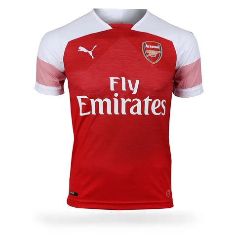 Arsenal Adult 18 19 S S Home Shirt Weston Corporation