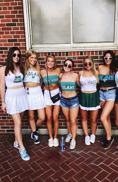 Tulane Game Day Gameday Outfit College Outfits Spring Outfits College