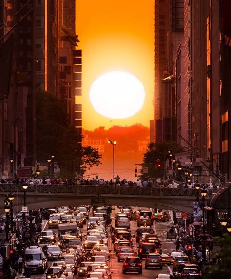 Manhattanhenge Ist Der Spektakulärste Sonnenuntergang In Nyc Fang Es