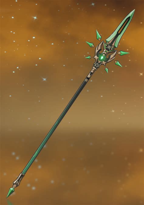 A Look Into The Primordial Jade Winged Spear Genshin Impact