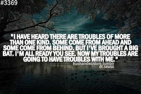 I Have Heard There Are Troubles Of More Than One Kind Clever Quotes