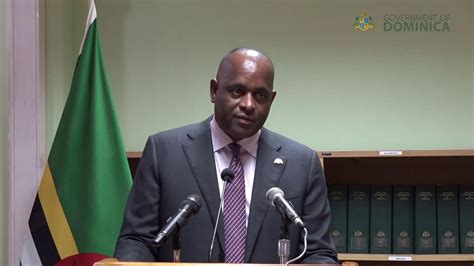 Press Conference Of The Hon Prime Minister Roosevelt Skerrit Youtube