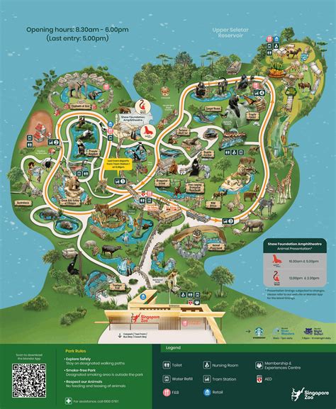 Park Map Singapore Zoo
