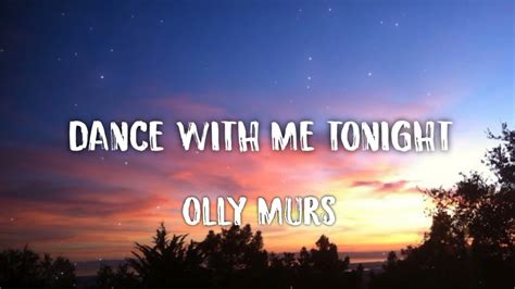 Olly Murs Dance With Me Tonight Letra Lyrics YouTube