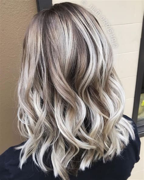 60 shades of grey silver and white highlights for eternal youth ash blonde balayage blonde