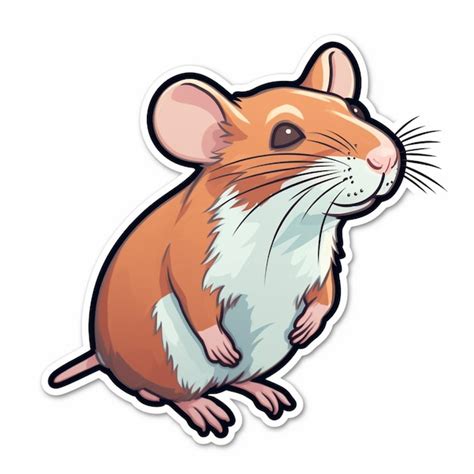 Premium Ai Image Cartoon Mouse With White Tail And Brown Body Sitting On Its Hind Legs