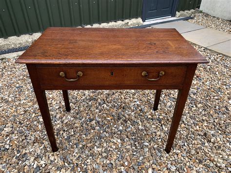 A George Iii Period Oak Antique Side Table Christian Davies Antiques