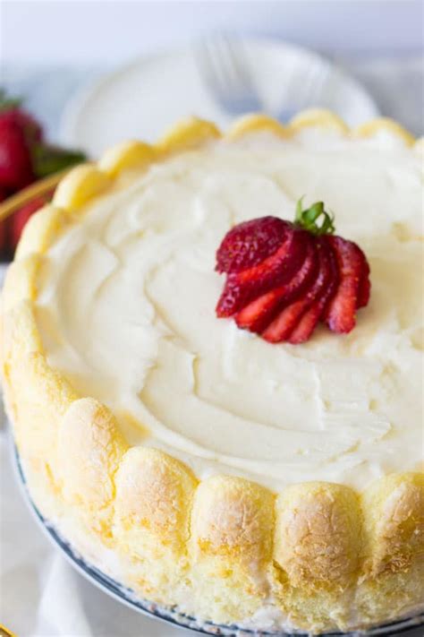 They have a slight bite on the exterior with a slightly chewy interior. Ladyfinger Strawberry Ice Cream Cake | Countryside Cravings