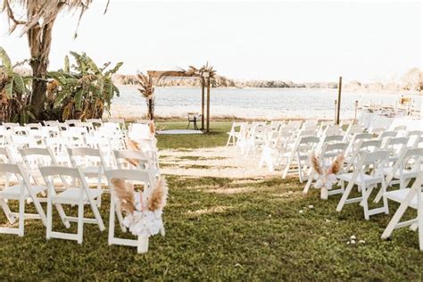 Intimate Lakeside Wedding With Chic And Modern Diy Details