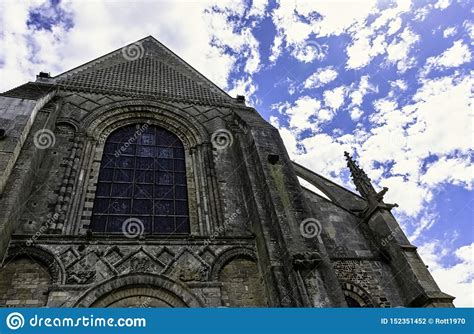 Cathedral Of Saint Julian In Le Mans Maine France Stock Photo Image