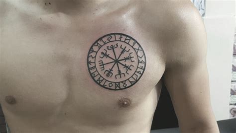 Forearm Vegvisir Viking Compass Tattoo Music Tattoo Ideas