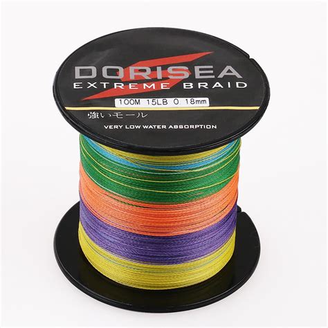 해외직구전문 쇼핑365 Dorisea Extreme Braid 100 Pe Multi Color Braided Fishing