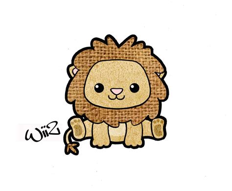 Kawaii Baby Lion By Wiiz Kun On Deviantart