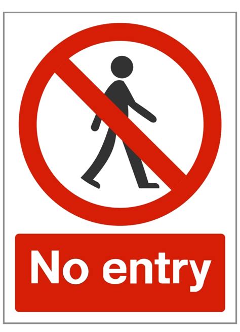 No Entry Png Transparent Image Png Mart