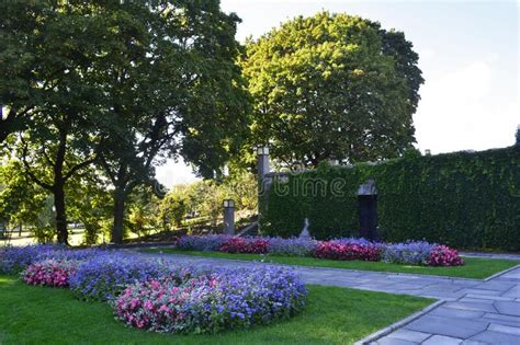 Oslo Norway September 2022 Frogner Park A Park Filled With