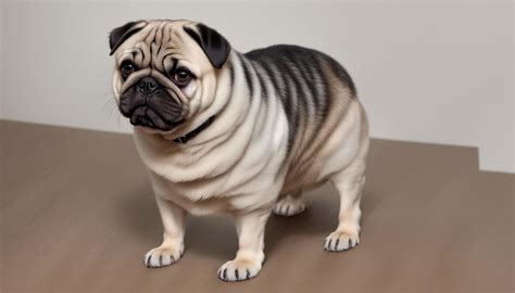 Fat Pug Dog Standing In House 22469862 Stock Photo At Vecteezy